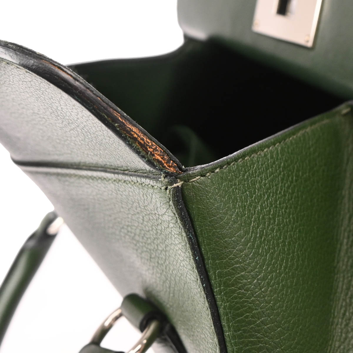 Hermes 2014 Vert Anglais Evercolor Toolbox 26 2way Shoulder Handbag