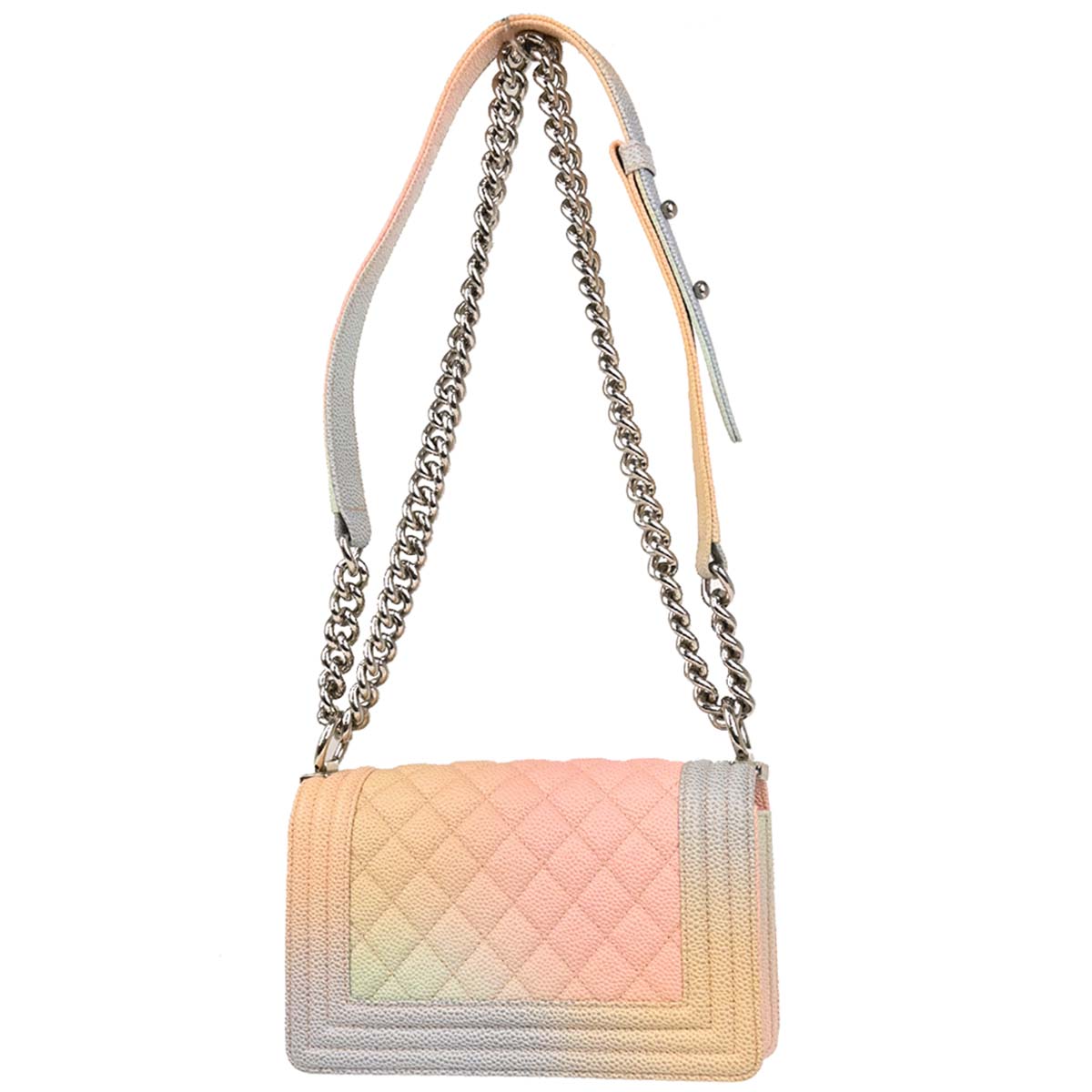 Boy Chanel 2018 Pastel Color Caviar Small Chain Shoulder Bag