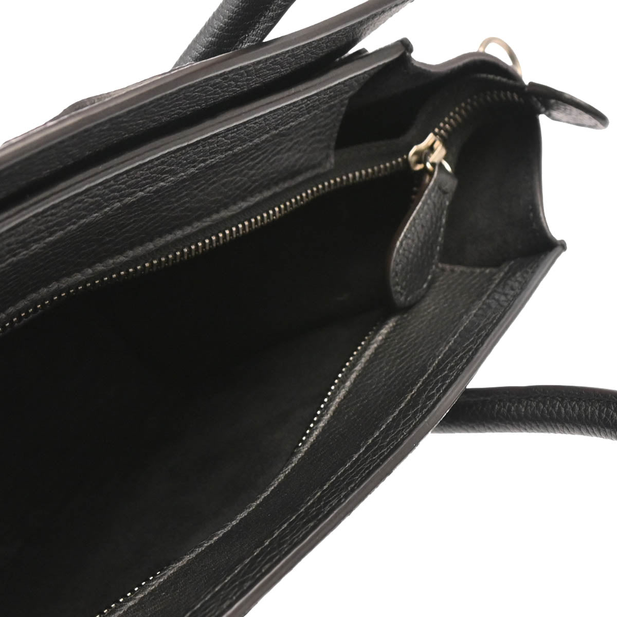 Celine Black Nano Luggage 2way Shoulder Handbag