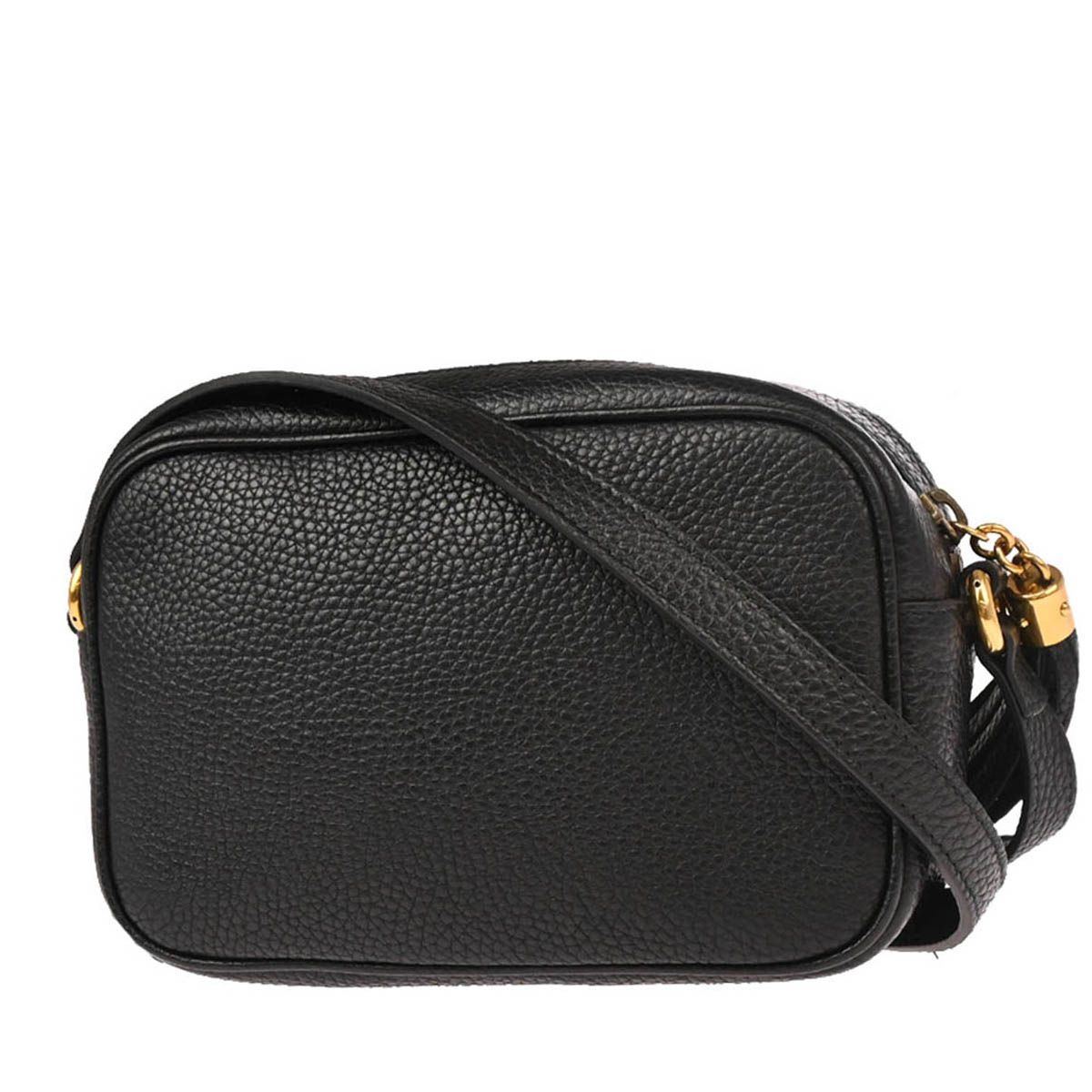 Gucci Black Leather Soho Shoulder Bag