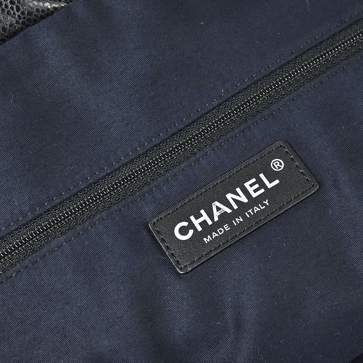 Chanel 2010-2011 Black Caviar Cells Tote Handbag