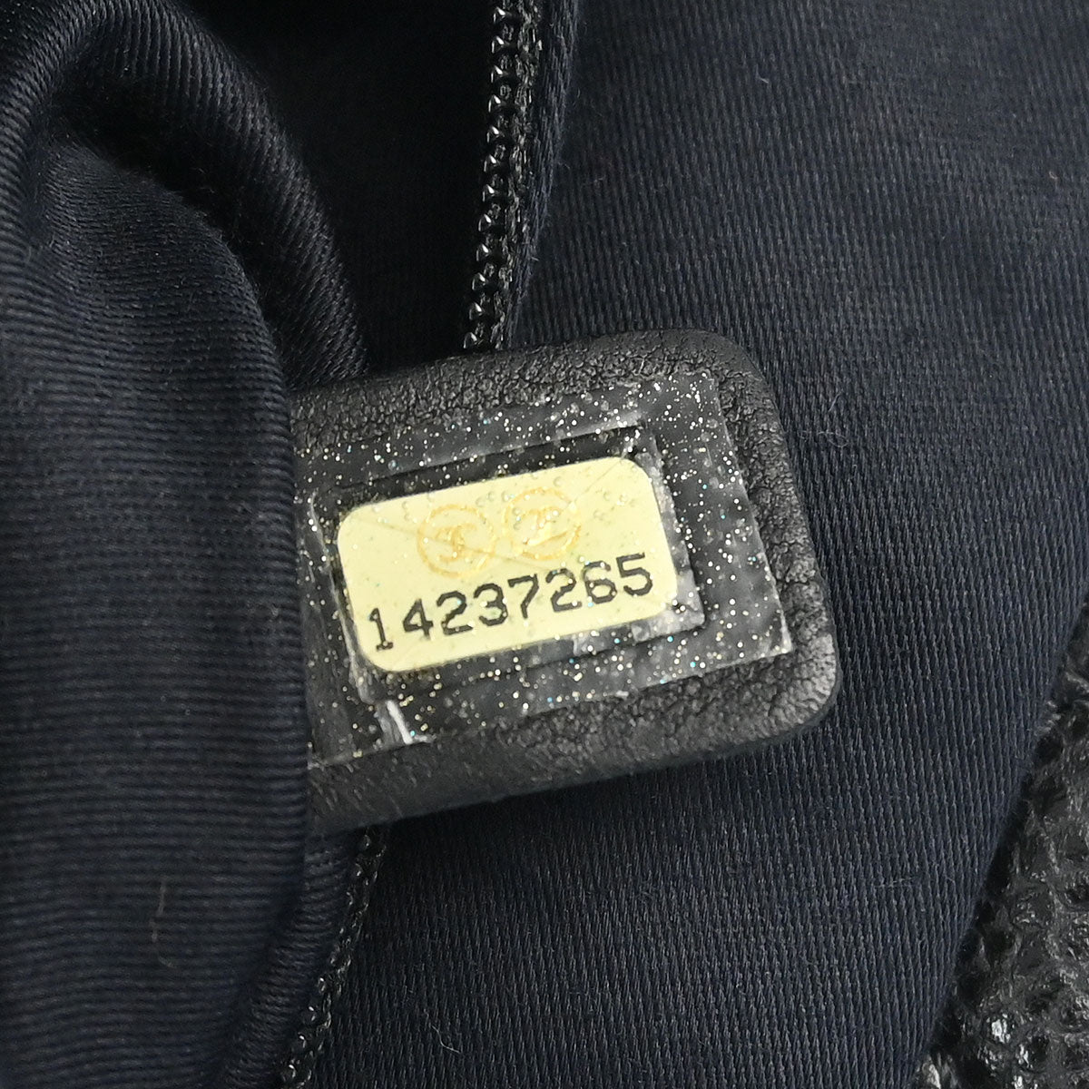 Chanel 2010-2011 Black Caviar Cells Tote Handbag