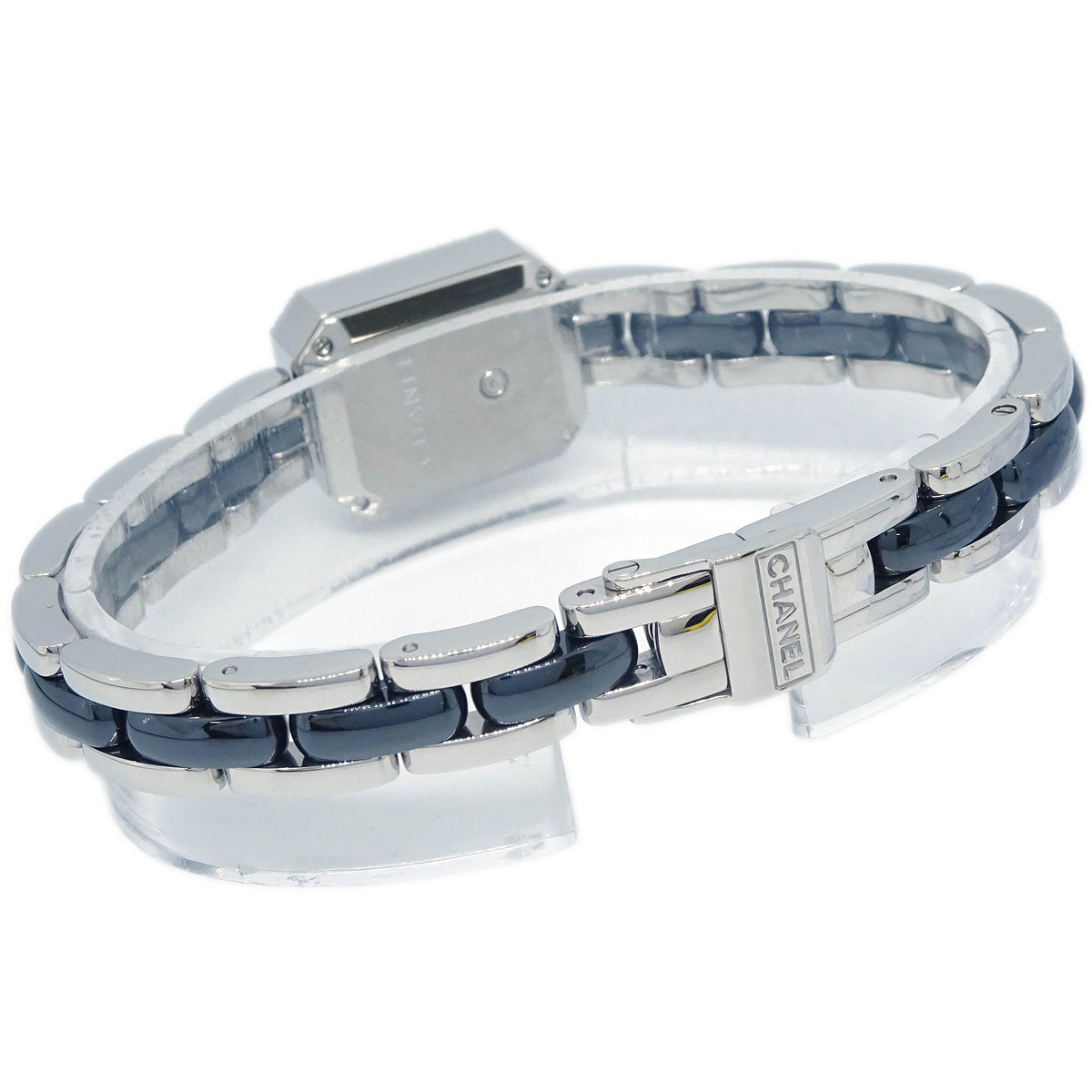 Chanel Premiere H2163 Quartz Watch Ceramic SS Diamond