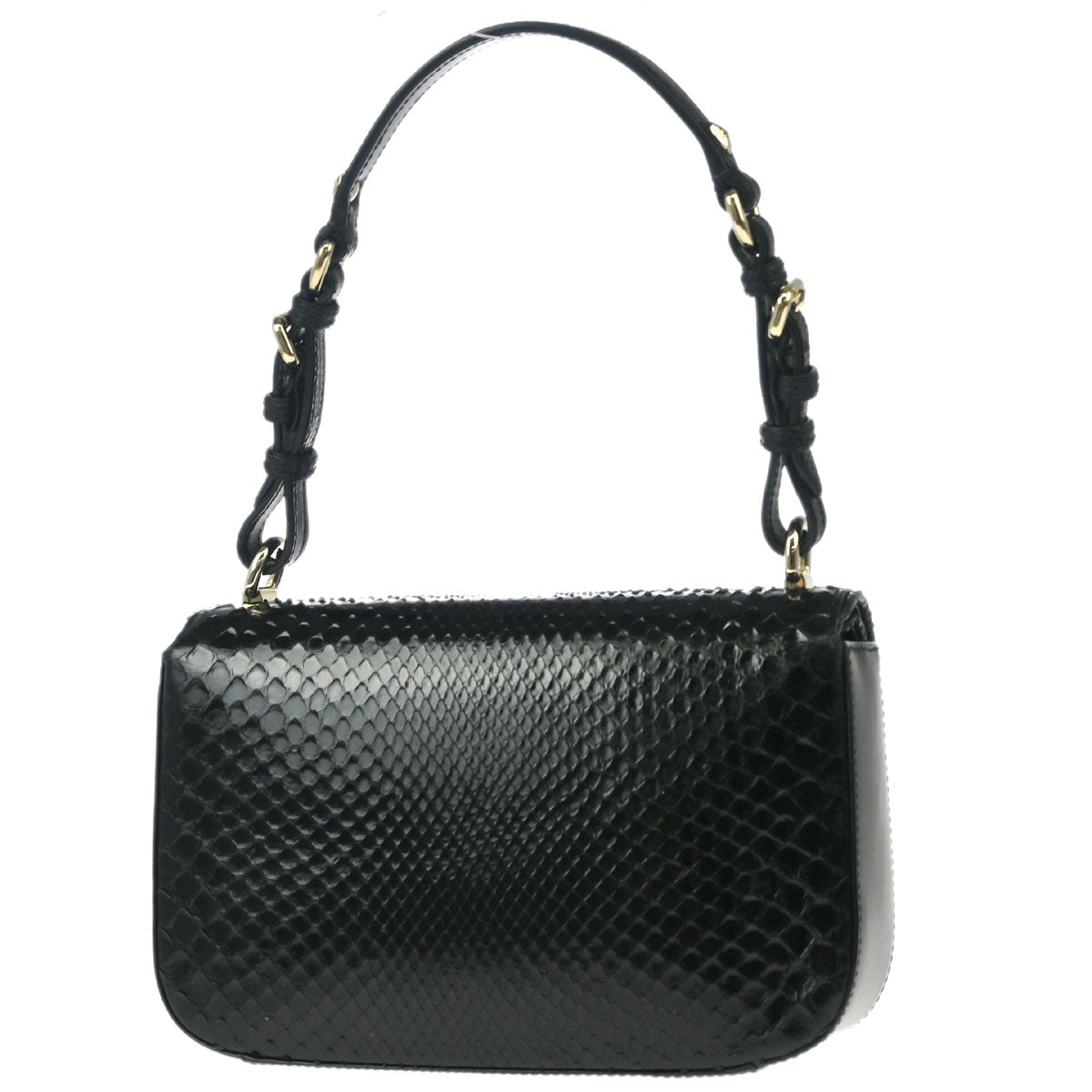 Christian Dior * 2010 Black Python Handbag