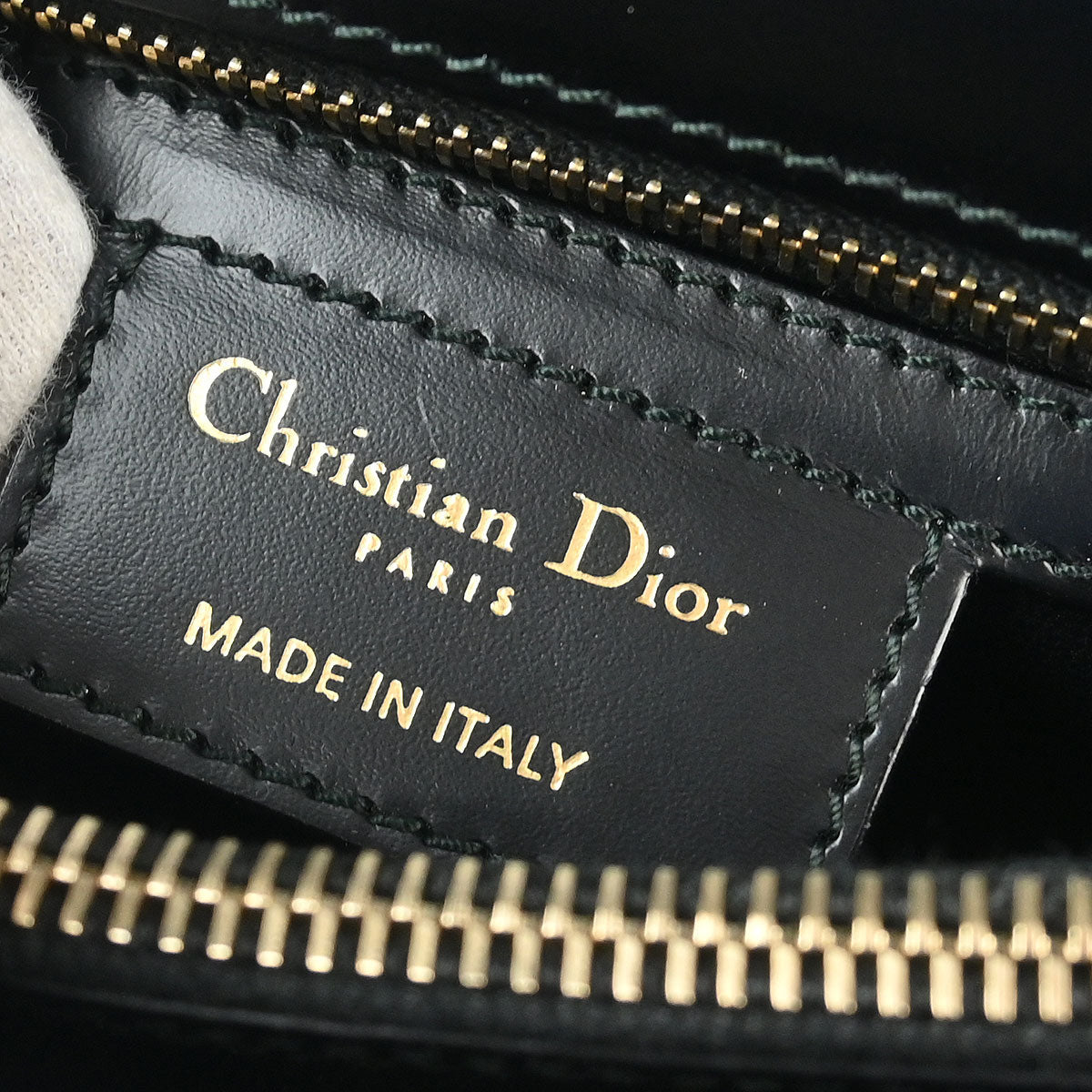Christian Dior * 2010 Black Python Handbag