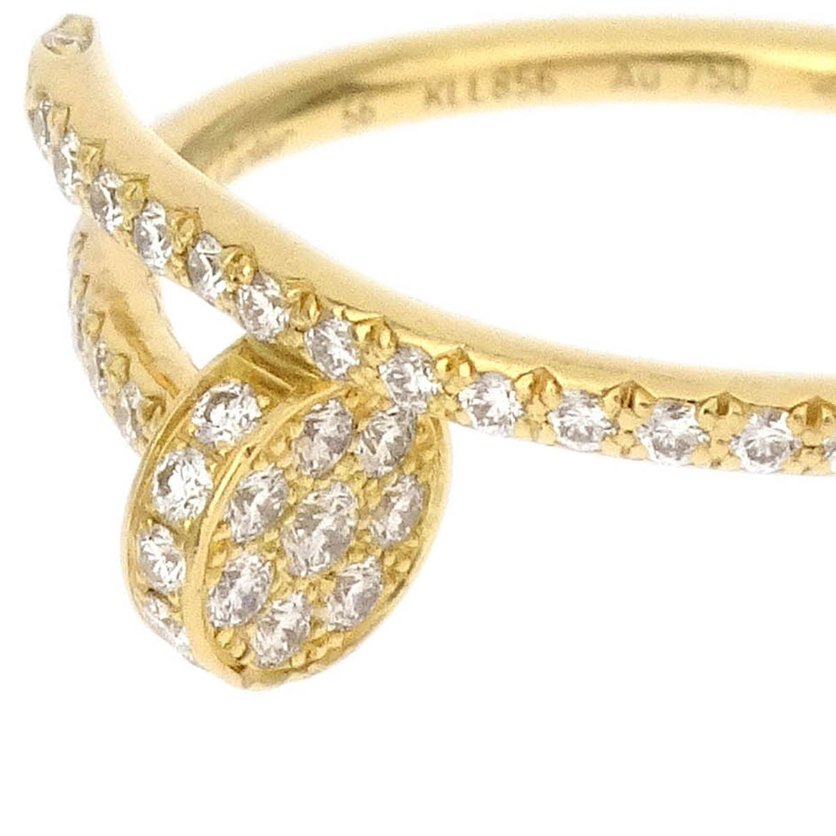 Cartier Juste Un Clou Ring KLL856 Au750 Diamond Gold #56 #54