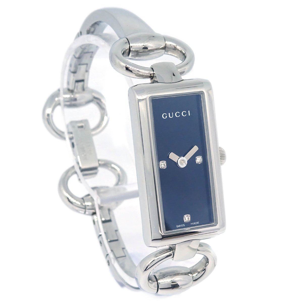 Gucci 119 Tornabuoni Quartz Watch SS Diamond