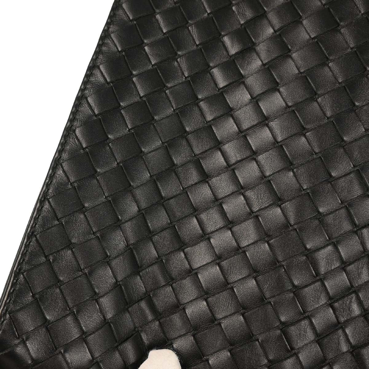 Bottega Veneta Black Intrecciato Crossbody Shoulder Bag