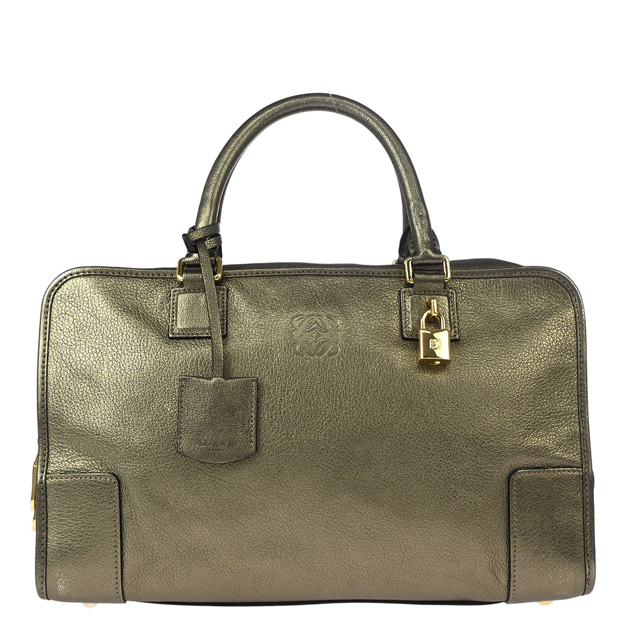 Loewe 2012 Gold Amazona 36 Handbag