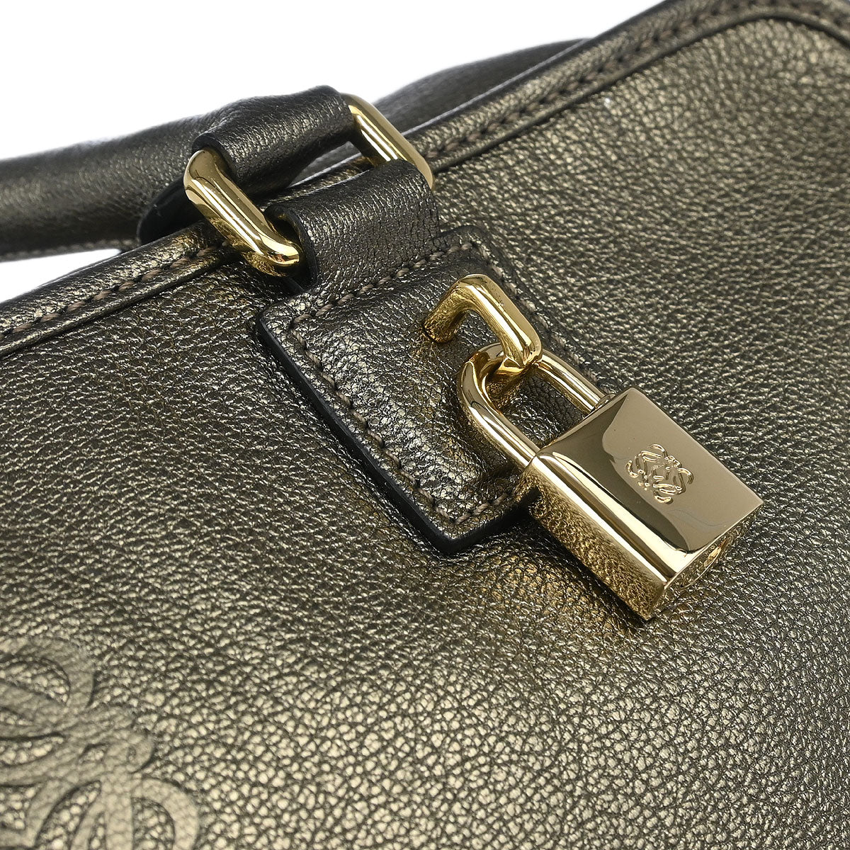 Loewe 2012 Gold Amazona 36 Handbag