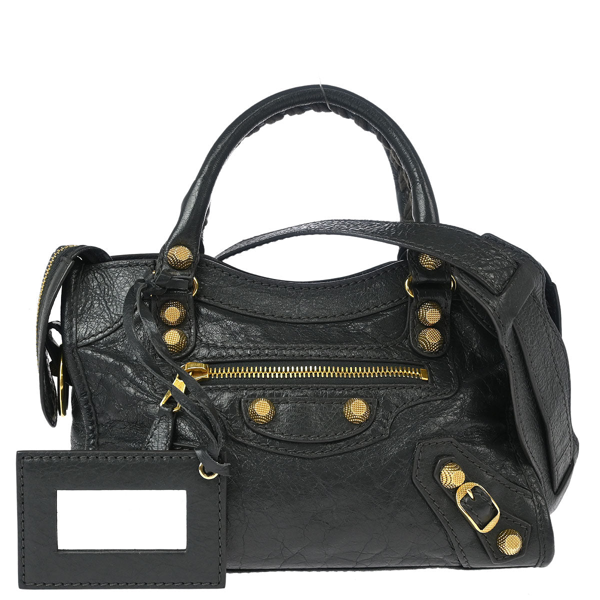 Balenciaga Gray Giant Mini City 2way Shoulder Handbag