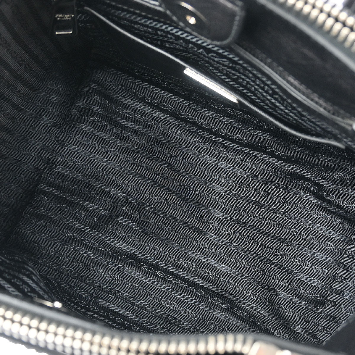 Prada Black Calfskin 2way Shoulder Tote Bag