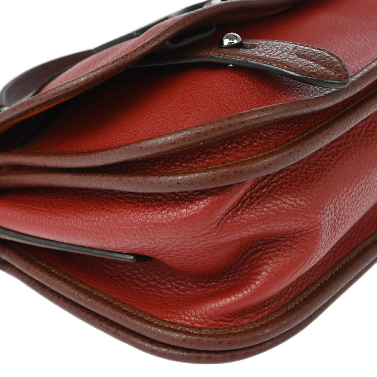 Loewe 2013 Red Brown Cartero 28 2way Shoulder Handbag