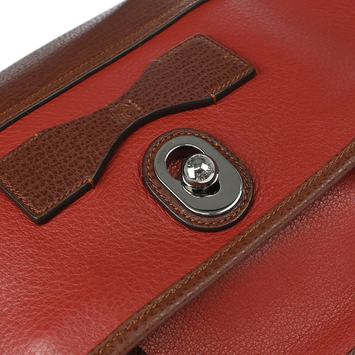 Loewe 2013 Red Brown Cartero 28 2way Shoulder Handbag