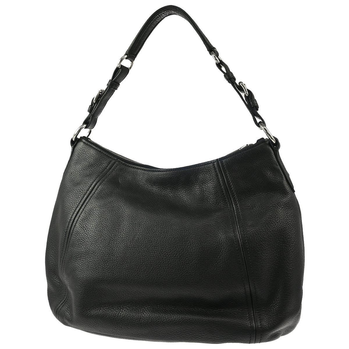 Prada Black Calfskin Shoulder Bag