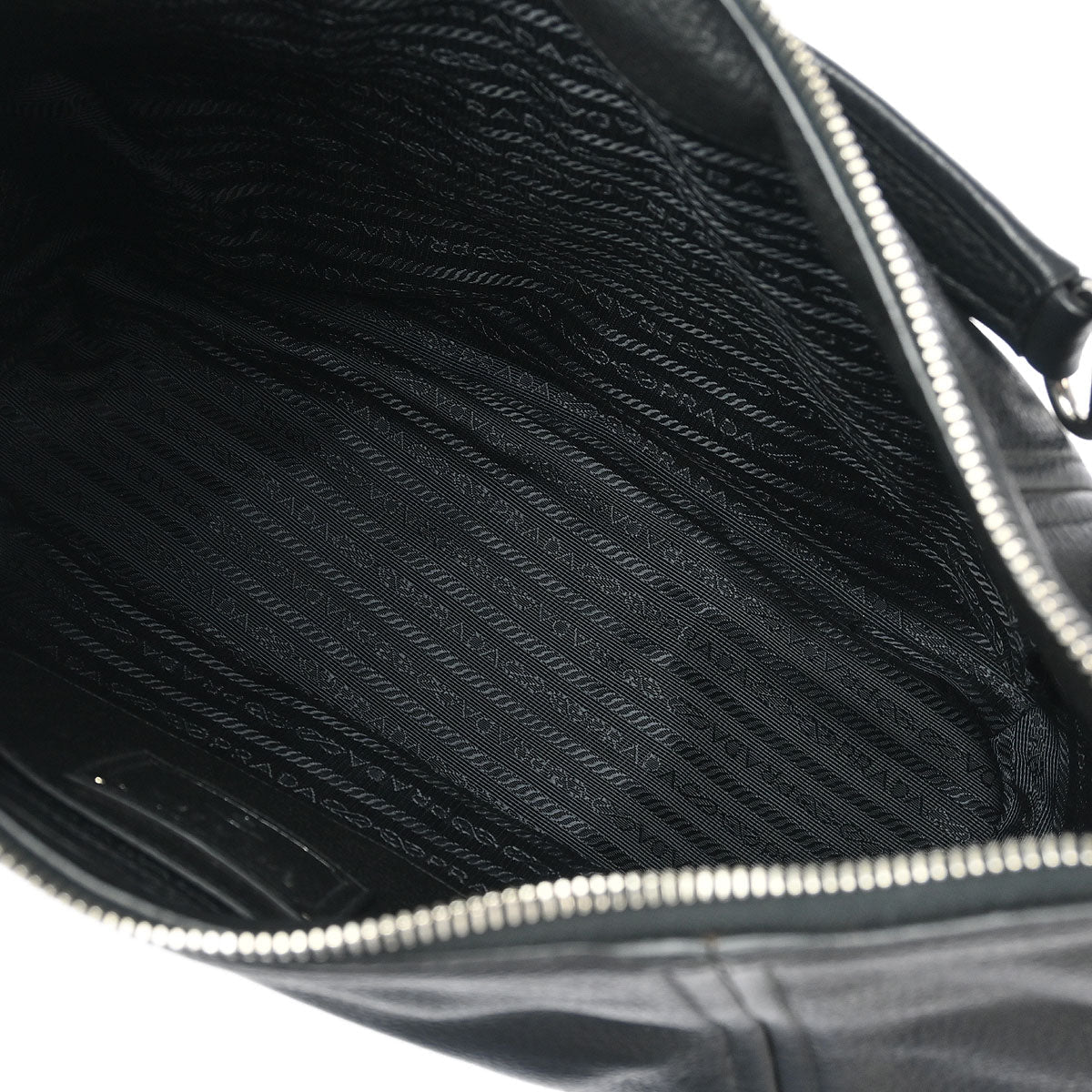 Prada Black Calfskin Shoulder Bag