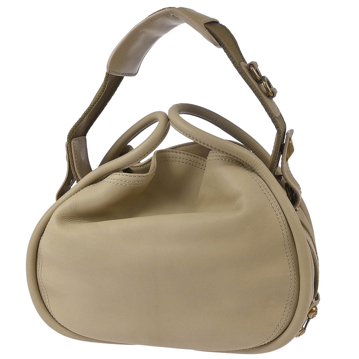 Christian Dior Beige Lattice Shoulder Bag