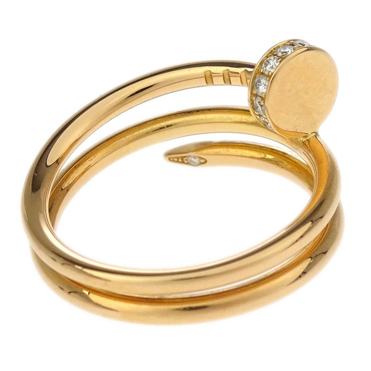 Cartier Juste Un Clou Ring BLG035 Au750 Diamond Gold #50 #49