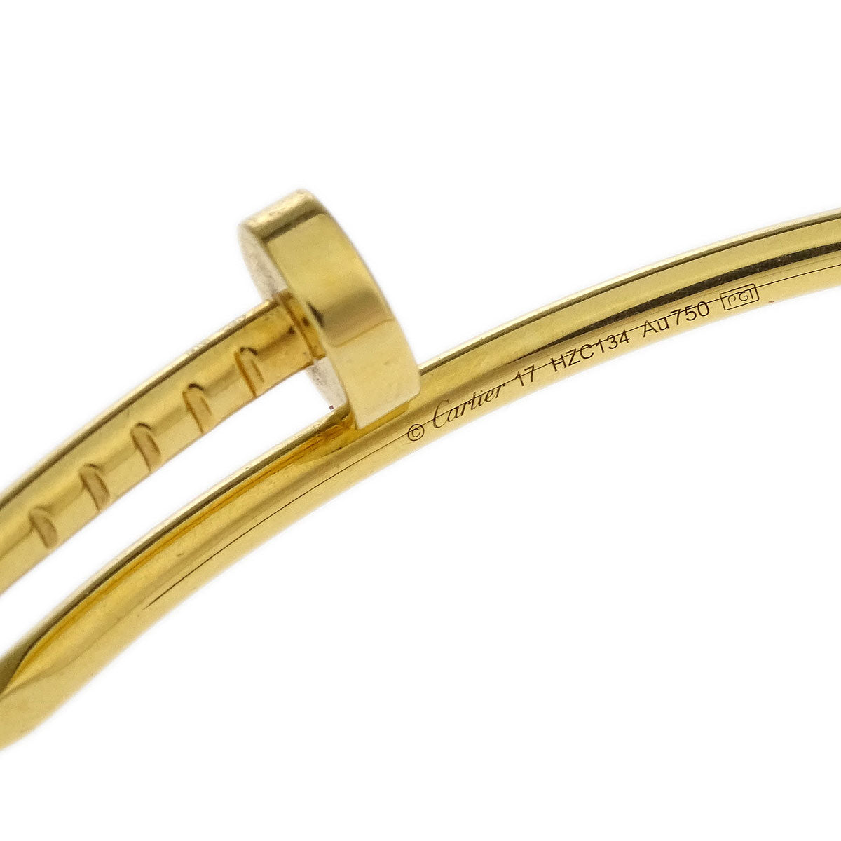 Cartier Juste Un Clou Bracelet #17 Small Model HZC134 Au750