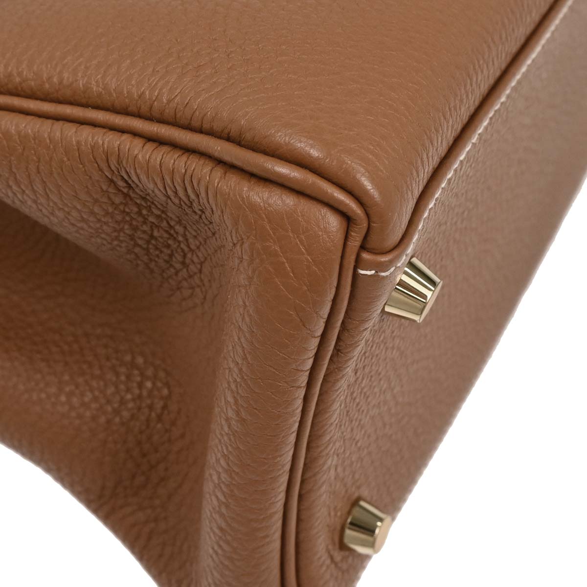 Hermes 2013 Gold Taurillon Clemence Kelly 32 Retourne 2way Shoulder Handbag