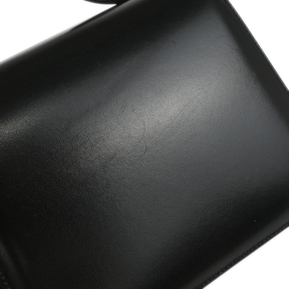 Hermes 2018 Black Box Calf Mini Constance 18 Shoulder Bag