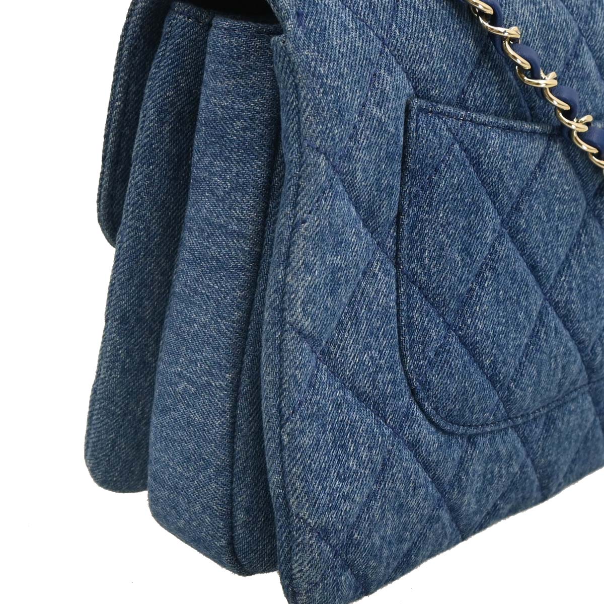 Chanel 2017-2018 Blue Denim Trendy CC 2way Shoulder Handbag
