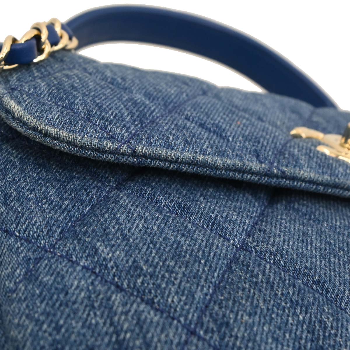 Chanel 2017-2018 Blue Denim Trendy CC 2way Shoulder Handbag