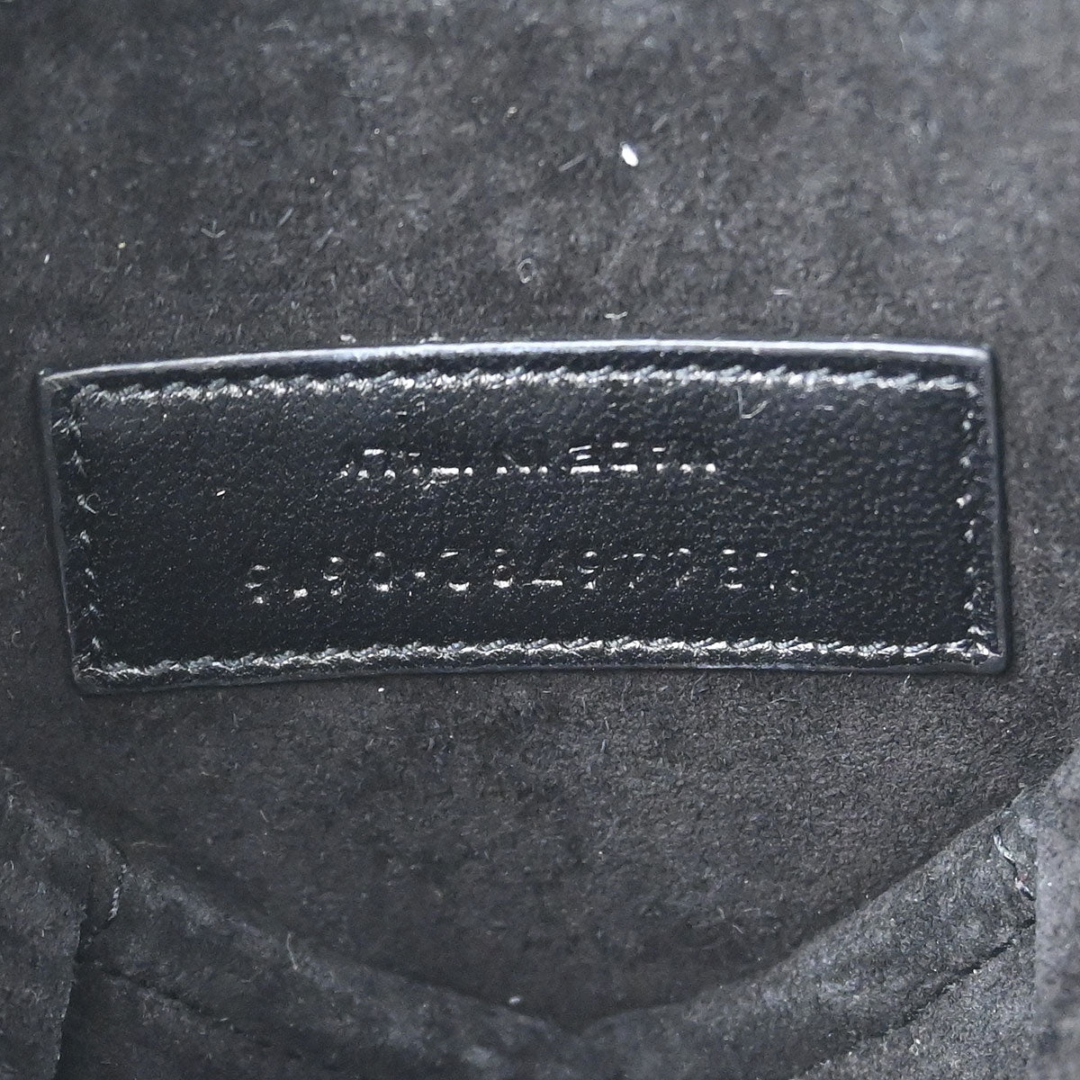 Saint Laurent Black Leather Love Heart Shoulder Bag