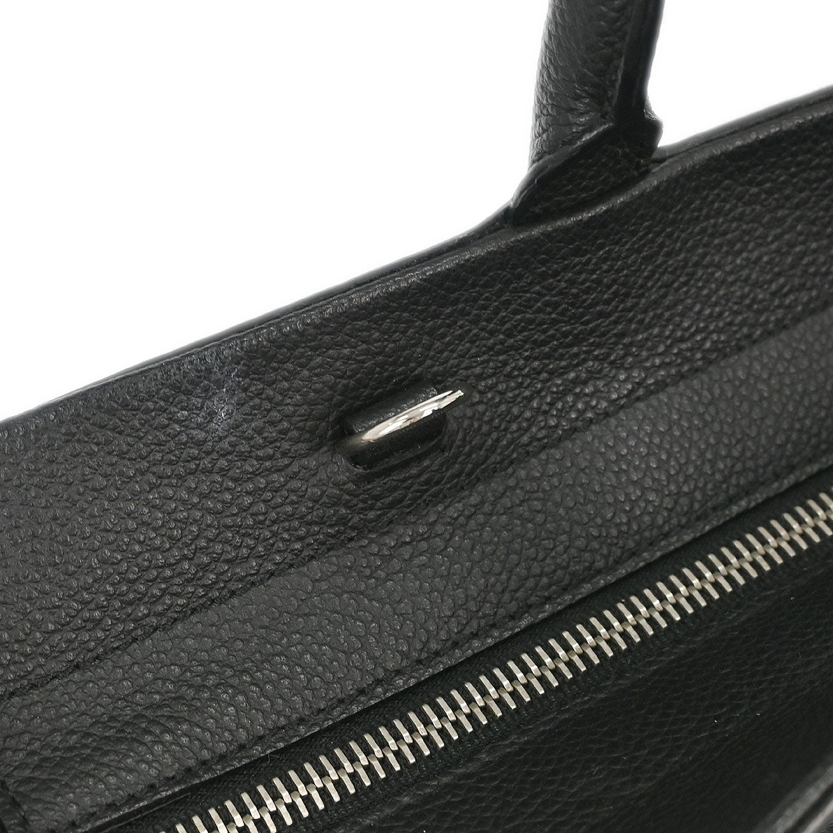 Saint Laurent Black Leather Cabas Rive Gouche 2way Shoulder Handbag