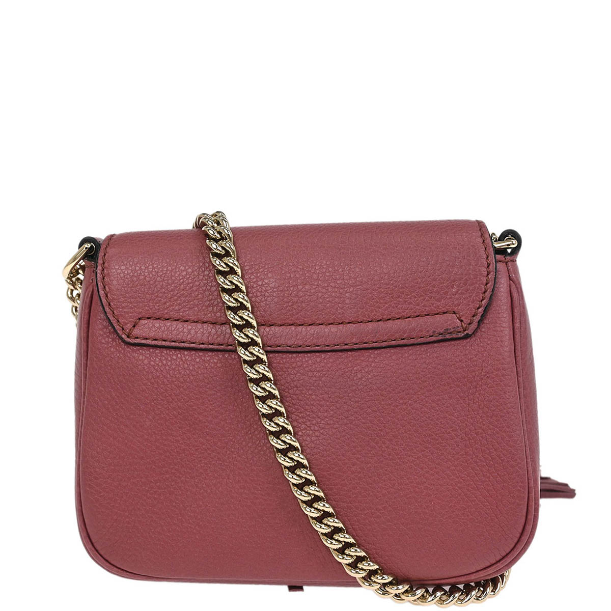 Gucci Pink Leather Soho Chain Shoulder Bag