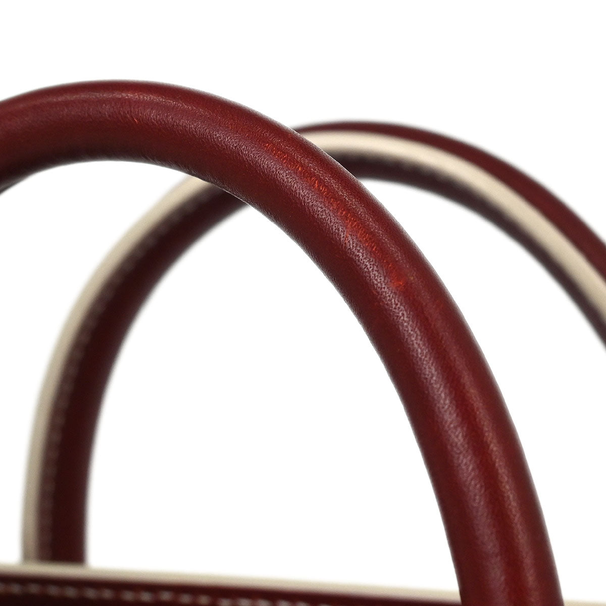 Celine Red Leather Nano Luggage Tote Bag