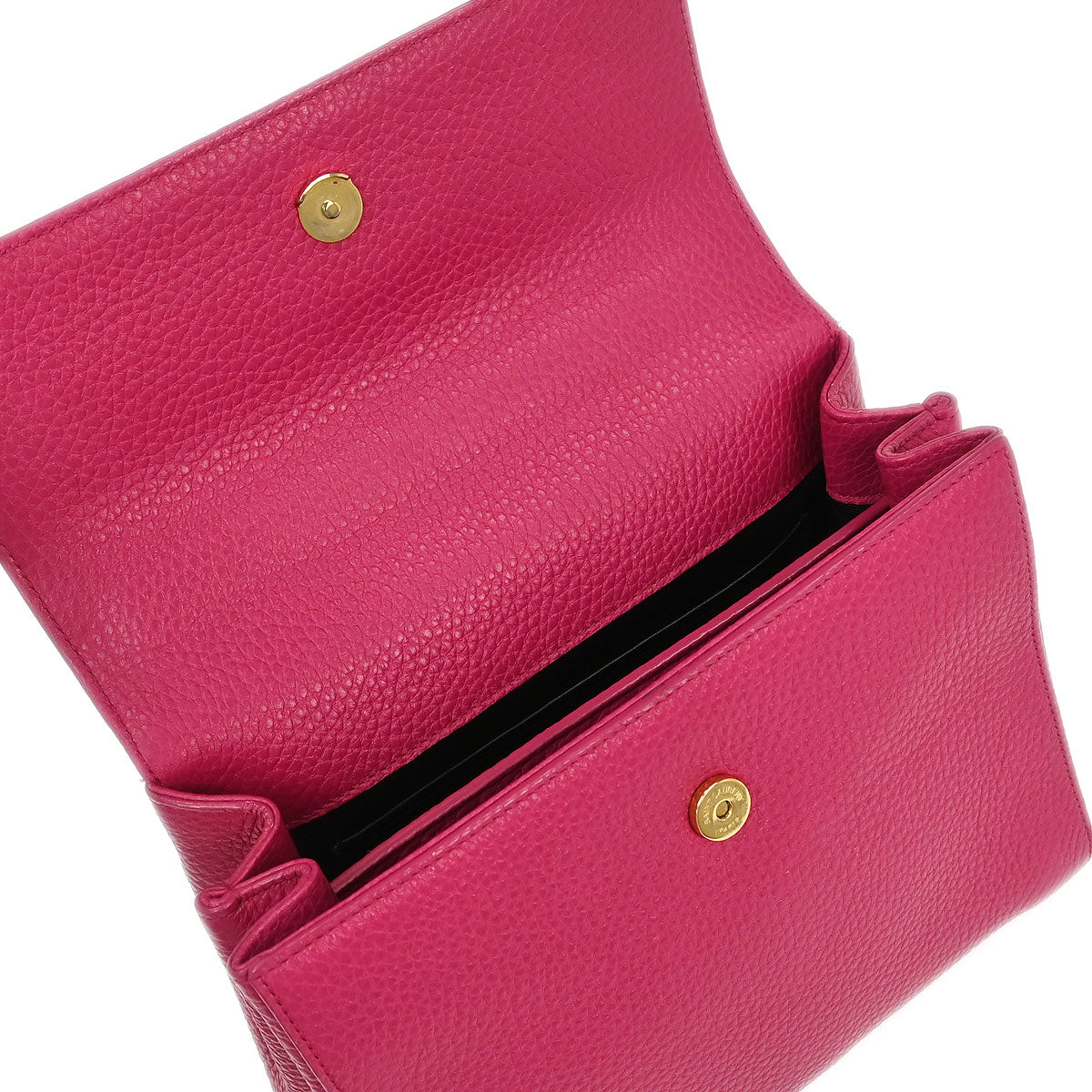 Saint Laurent Pink Leather Moujik 2way Shoulder Handbag