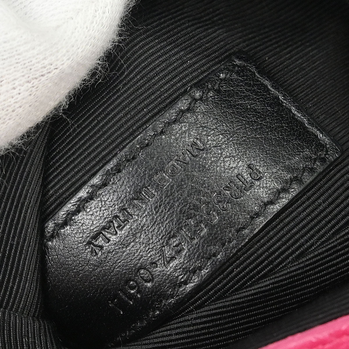 Saint Laurent Pink Leather Moujik 2way Shoulder Handbag