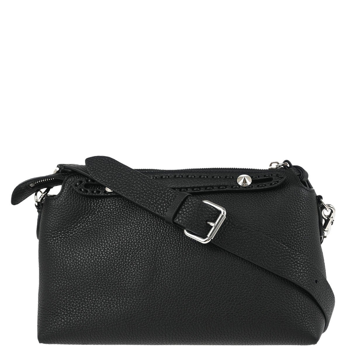 Fendi Black Leather By The Way Shoulder Bag