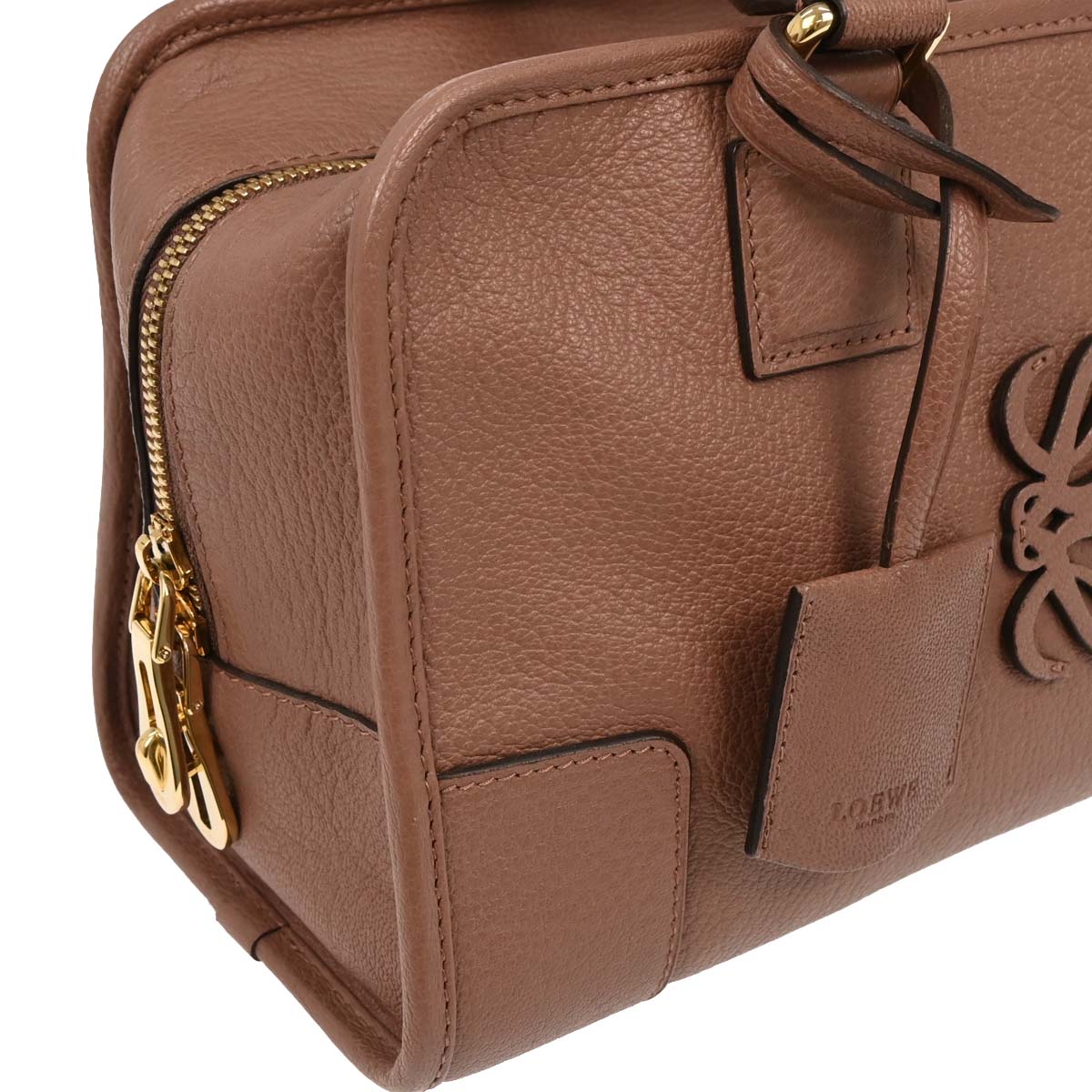 Loewe 2010 Brown Leather Amazona 28 Handbag