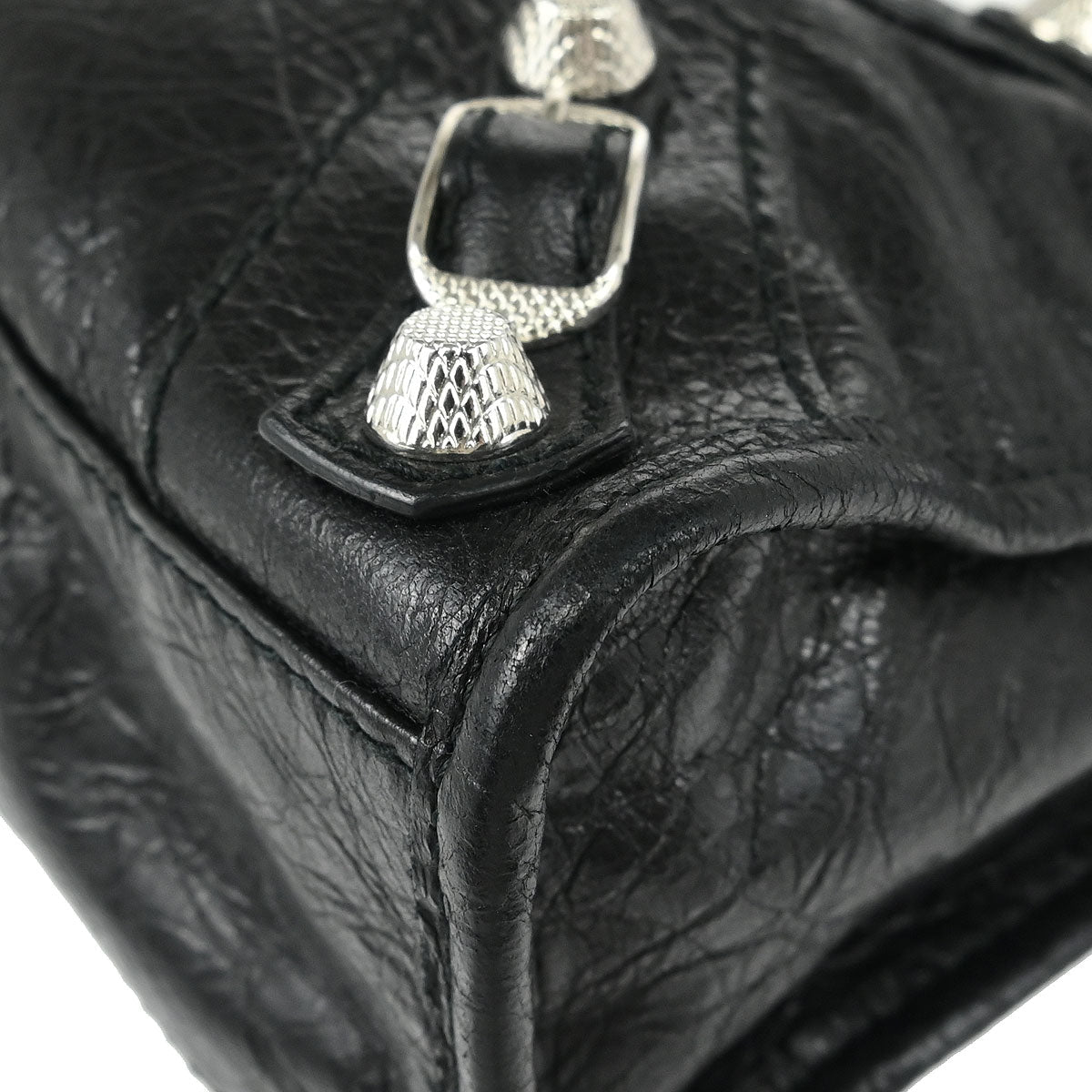 Balenciaga Black Mini City Handbag
