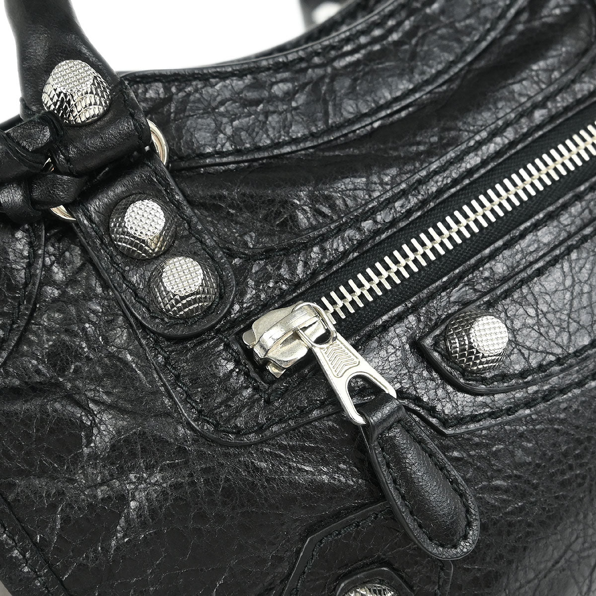Balenciaga Black Mini City Handbag