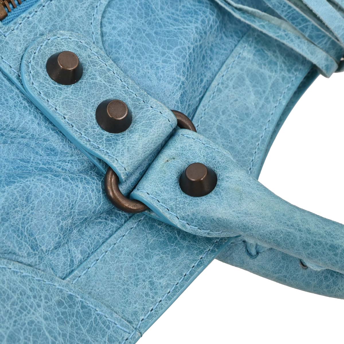 Balenciaga Light Blue Medium The City 2way Shoulder Handbag