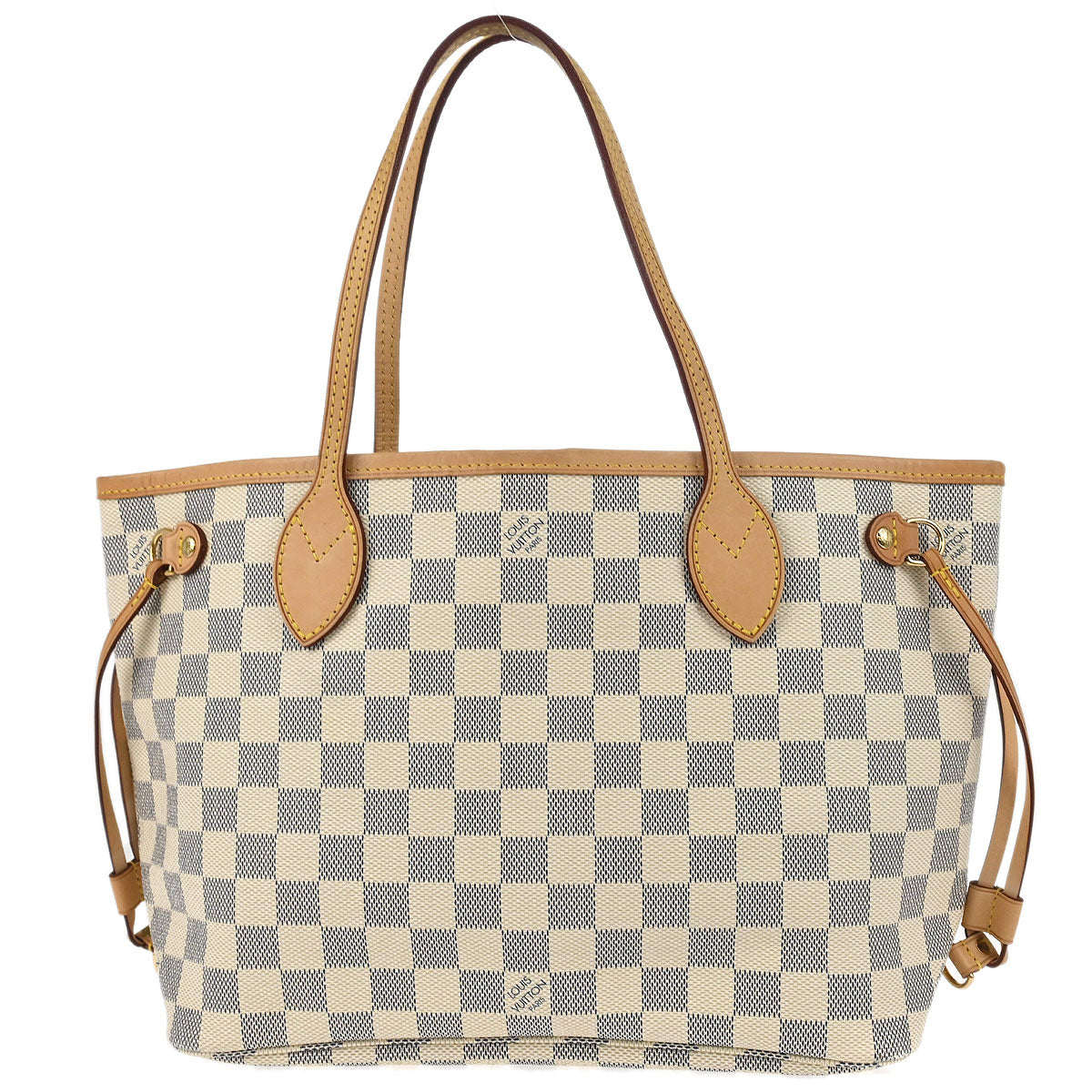 Louis Vuitton 2010 Damier Azur Neverfull PM Tote Handbag N51110
