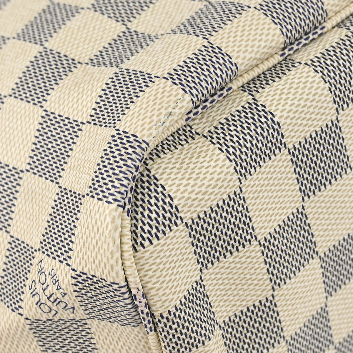 Louis Vuitton 2010 Damier Azur Neverfull PM Tote Handbag N51110