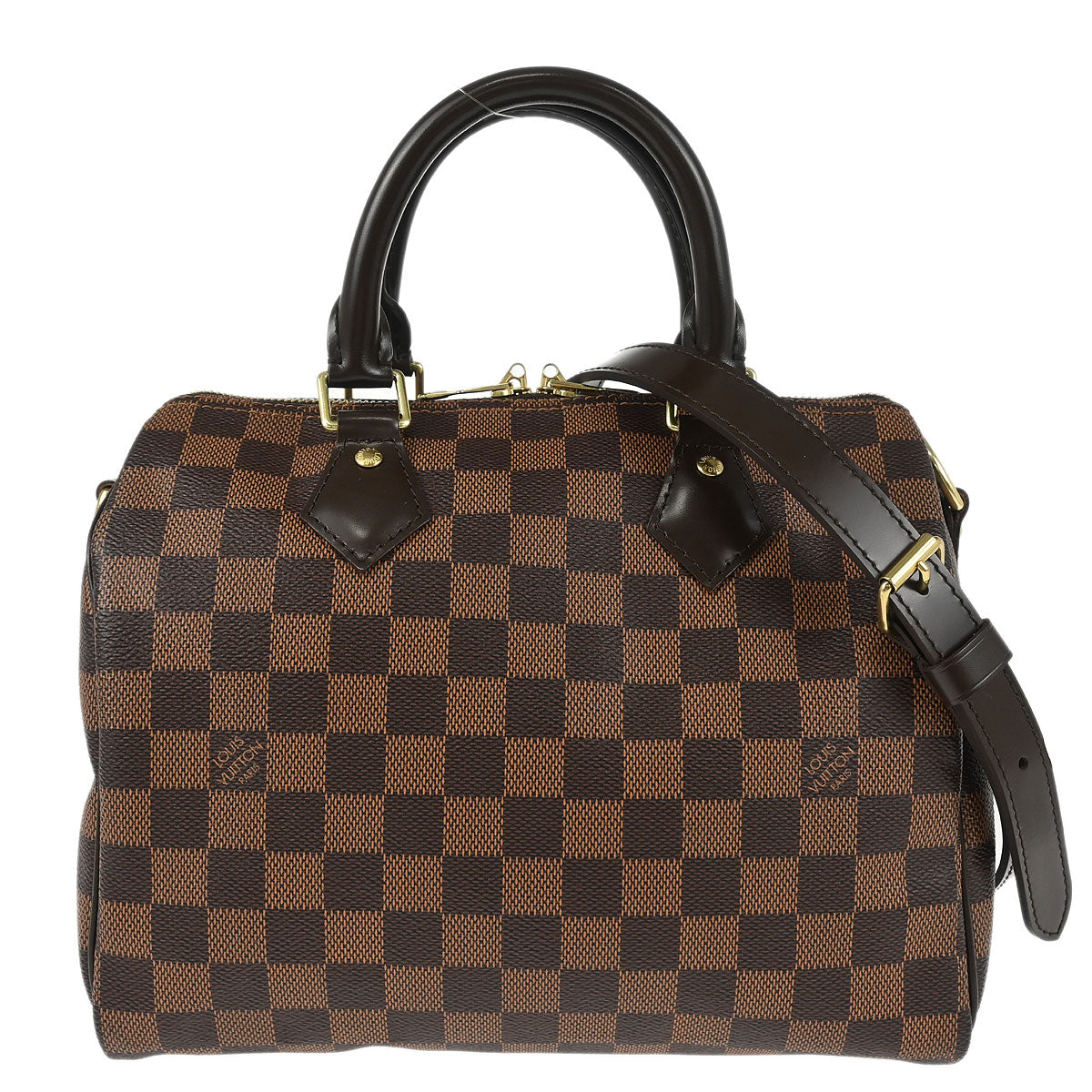 Louis Vuitton 2015 Damier Speedy Bandouliere 25 2way Shoulder Handbag N41181