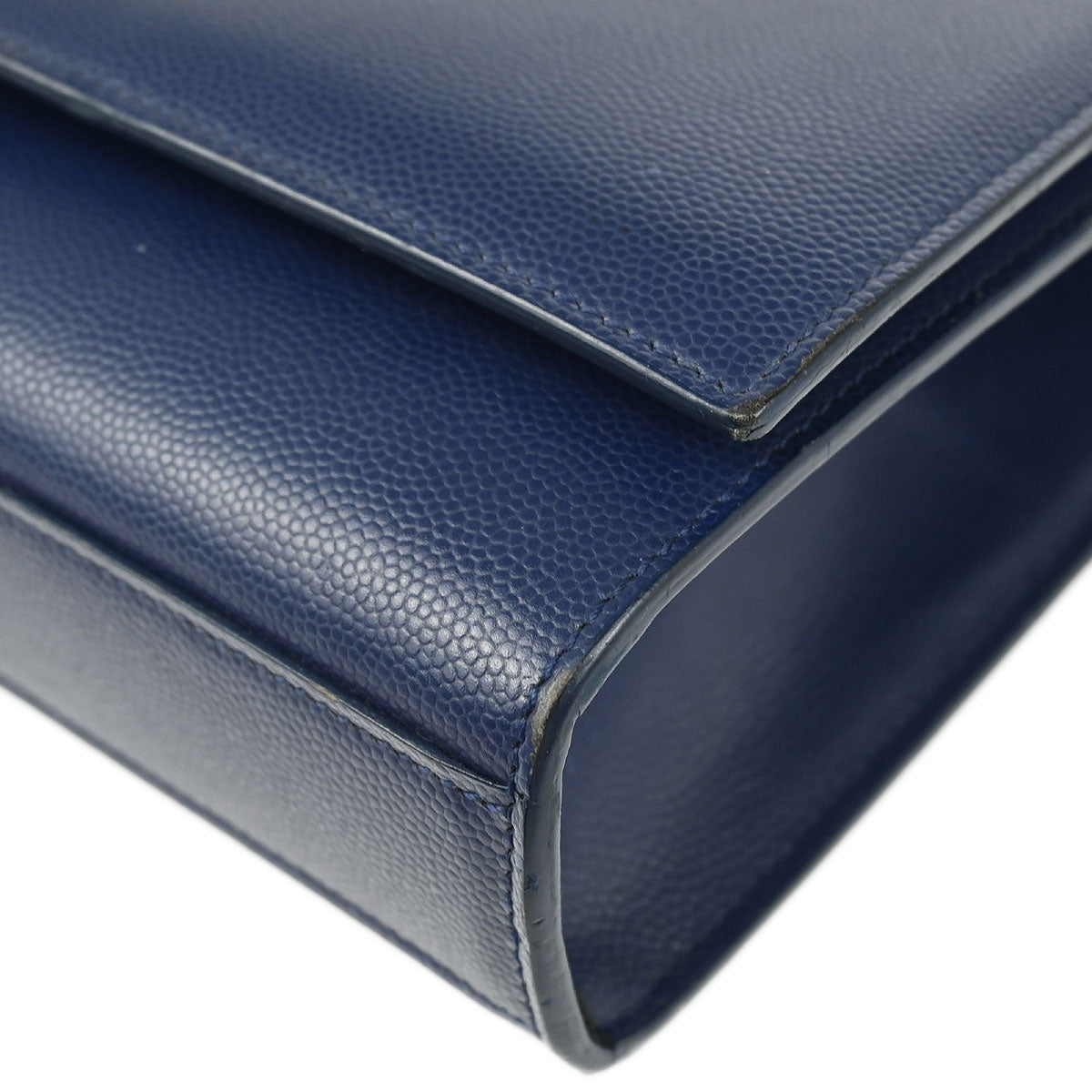Saint Laurent Navy Leather Kate Shoulder Bag