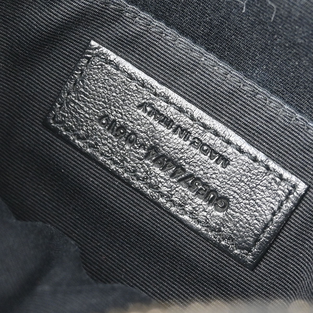 Saint Laurent Black Leather Lou Shoulder Camera Bag