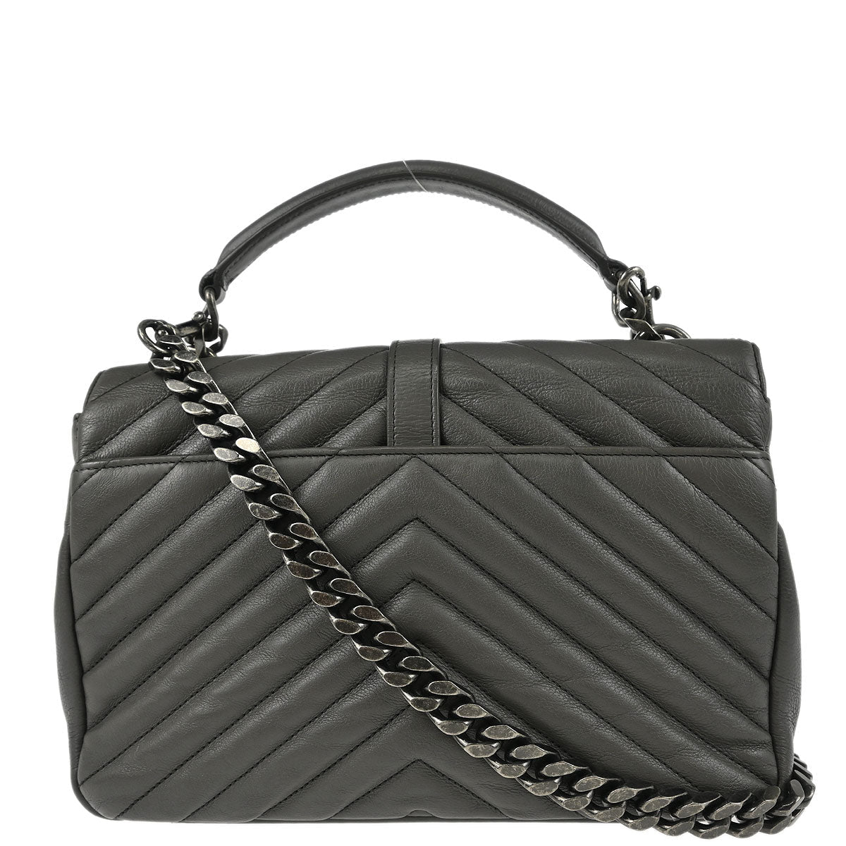 Saint Laurent Gray College 2way Shoulder Handbag