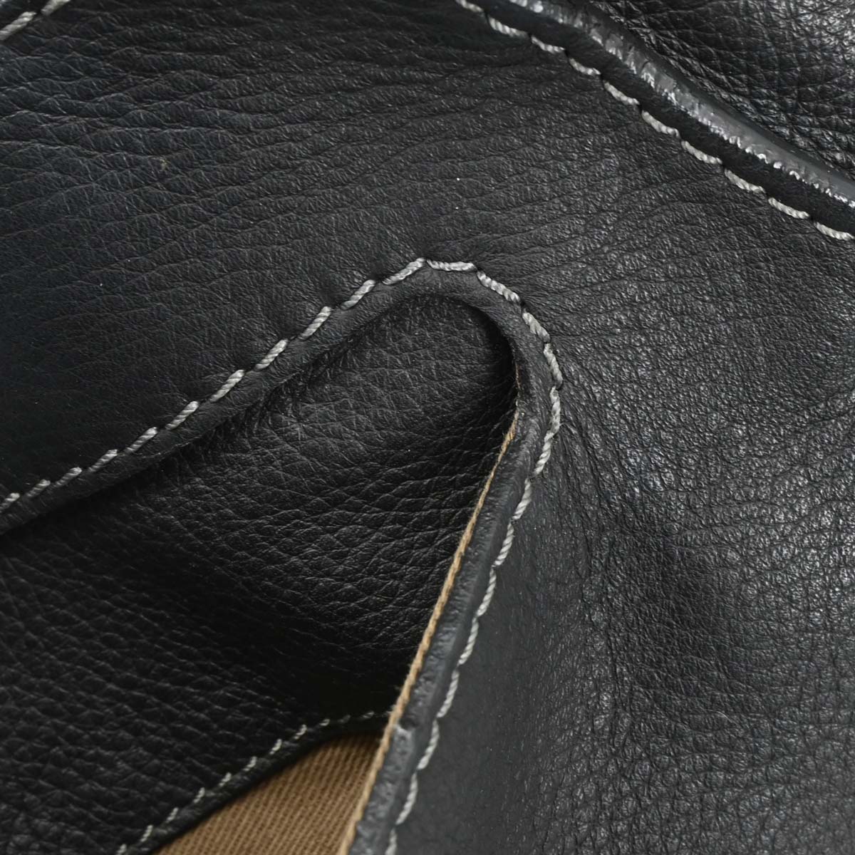 Chloe Black Leather Marcie Shoulder Bag