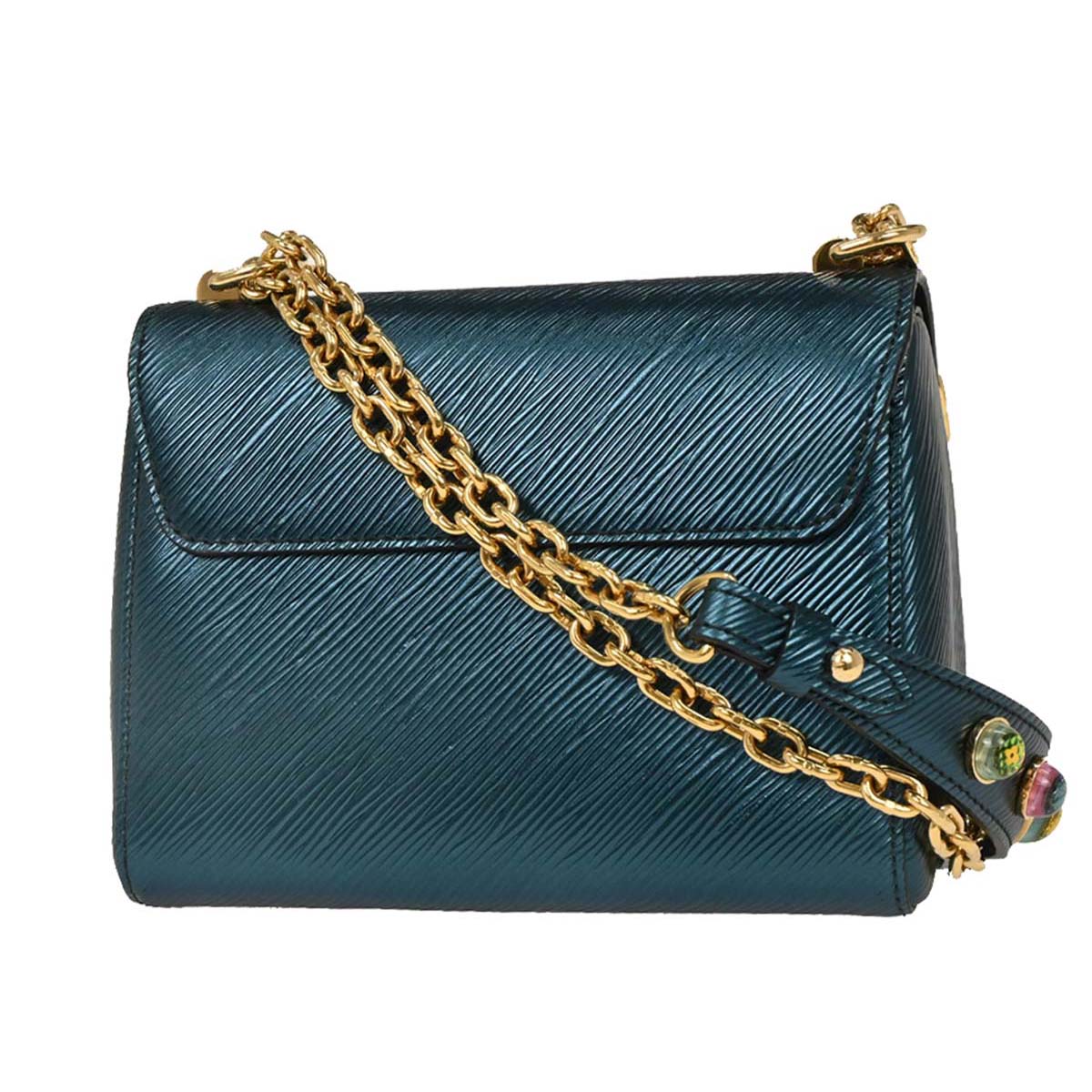 Louis Vuitton 2018 Emerald Green Studded Twist PM Shoulder Bag M53092