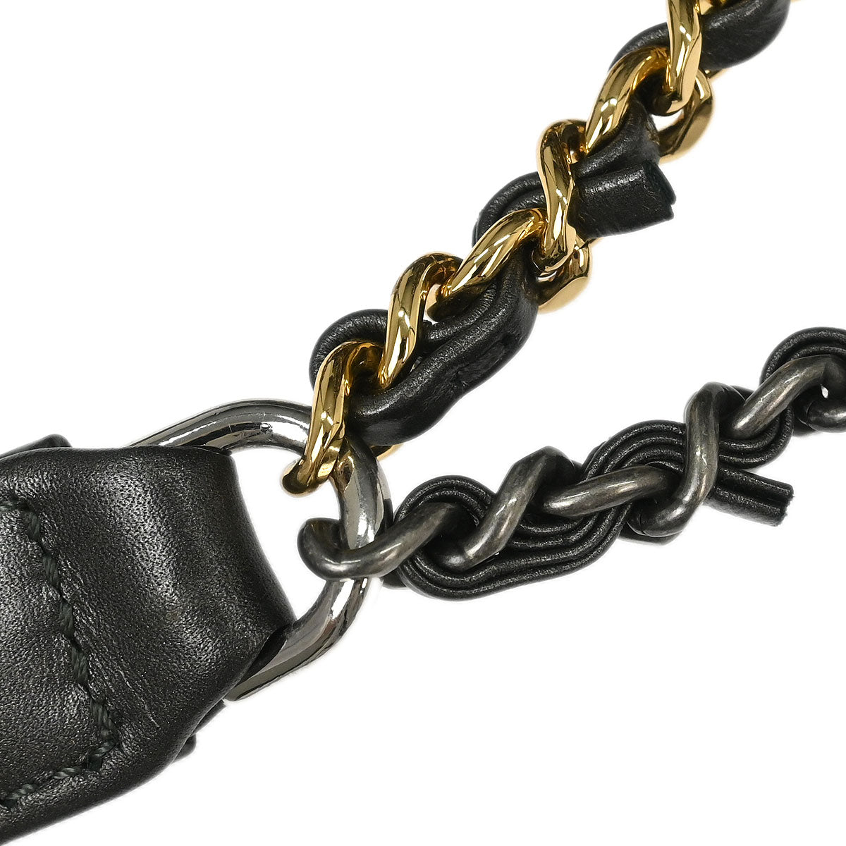 Chanel 2019 Gray Calfskin Sequins Small Gabrielle Shoulder Bag