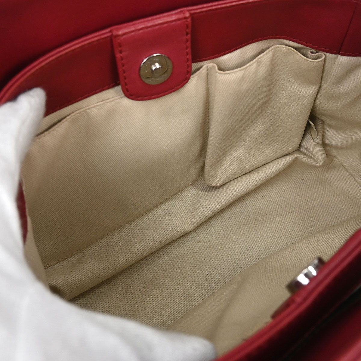 Chanel 2012-2013 Bordeaux Calfskin Hamptons Ultra Stitch Tote Chain Handbag