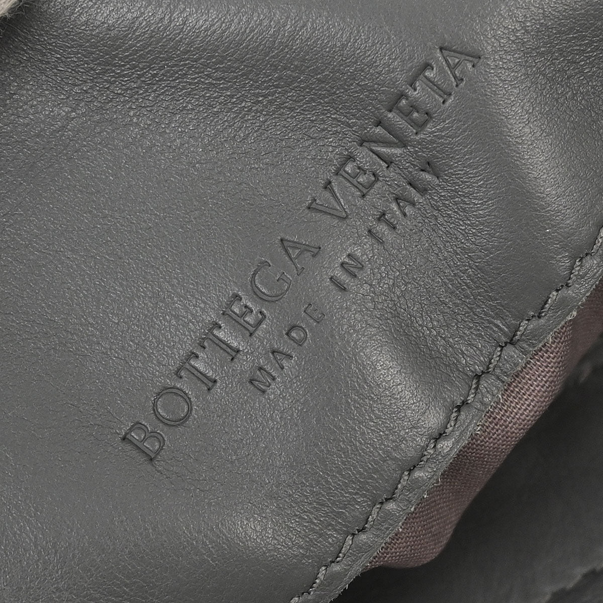 Bottega Veneta Gray Intrecciato Crossbody Shoulder Bag