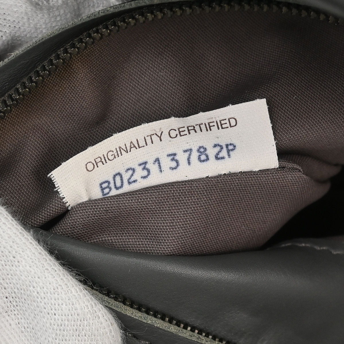 Bottega Veneta Gray Intrecciato Crossbody Shoulder Bag
